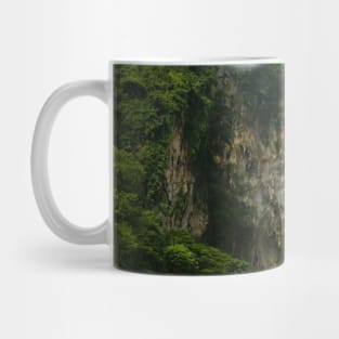 Lord Murugan stairs to the Batu Caves temple - vertical Mug